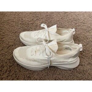 6 H&M knit tennis shoes eur 37 cream shoes slip on off white